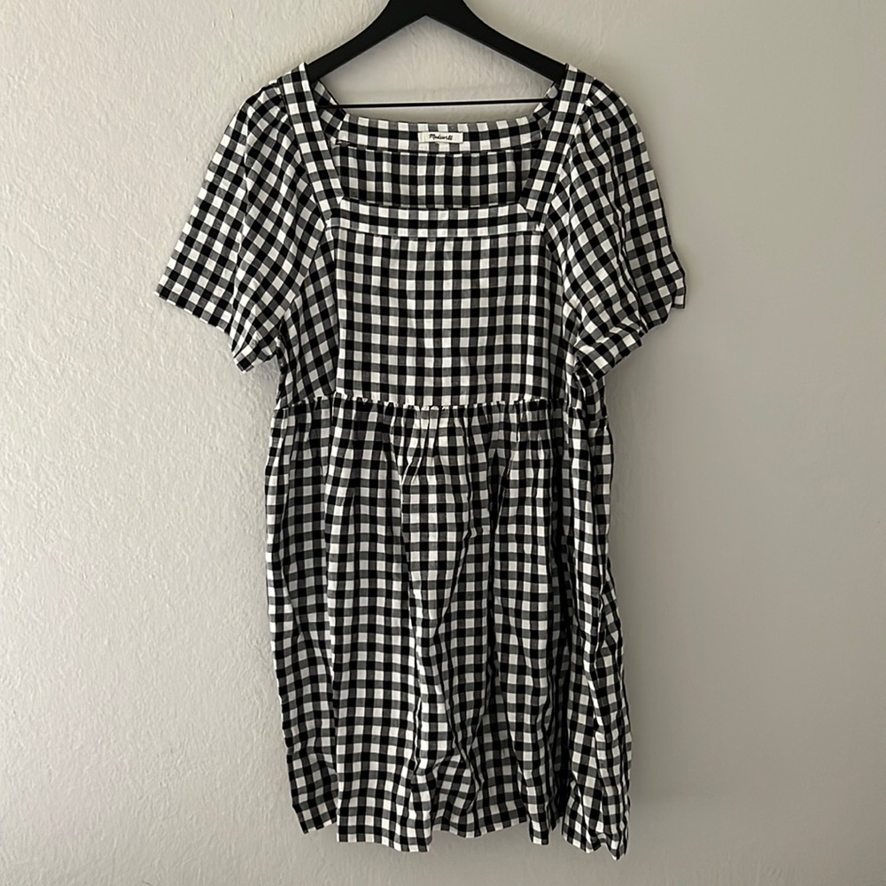 Madewell Square-Neck Cotton Dress